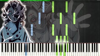 Demon Slayer (Kimetsu no Yaiba) Episode 20 OST - Rui's Theme (Piano Tutorial + Sheets)