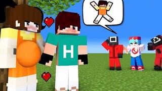 [Minecraft Animation] Chuyện tình yêu của cô gái Trò Chơi Con Mực