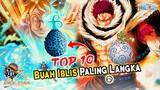 NO. 01 BARU TERUNGKAP ! INILAH 10 BUAH IBLIS PALING LANGKA DI ONE PIECE Versi Anime Zoan (TOP 10)