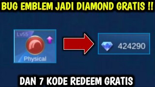 KODE RAHASIA!!! | CARA UBAH EMBLEM JADI DIAMOND MOBILE LEGEND | BUG ML