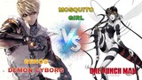 Genos The Demon Cyborg VS Mosquito Girl