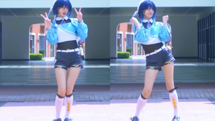 [Genshin Impact COS] Mond idol? Dance Bunny♥ Wendy can't be this cute!