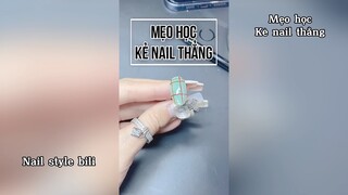 Mẹo học kẻ nail thẳng