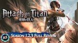 Attack On Titan Full Review:Season 1,2 & 3 || In Hindi ||