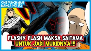 SAITAMA MENOLAK Dijadikan Murid!! Flashy Flash Malah NANTANG DUEL??? (Manga OPM 193 #2)