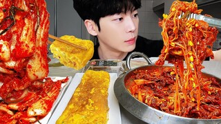 AMSR MUKBANG | 직접 만든 집밥 콩불 & 계란 말이, 김치 먹방 | RECIPE KOREAN HOME FOOD الأرز المنزل Nhà gạo