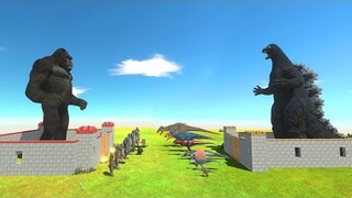 Kong Boss vs Godzilla Boss - Animal Revolt Battle Simulator