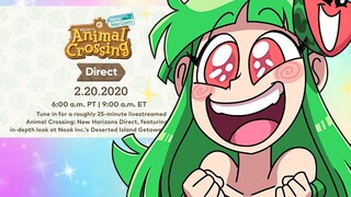 Vanna reacts to the Animal Crossing Direct trailer (yes, she yells)