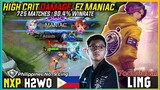 H2wo Ling High Crit Damage, EZ Maniac | 🇵🇭 Philippines No. 9 Ling