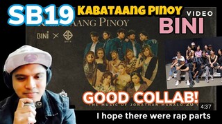 Kabataang Pinoy - BINI x SB19 x Jonathan Manalo Lyrics | REACTION