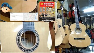 Arena Nylon Guitar Oak White with Mahogany Brown Body 2