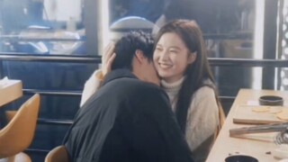 I don't want to knock it either, but he buried his head in her shoulder!!! It's so sweet!! [I want t