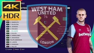 new my record !!! online division pes i used west ham united