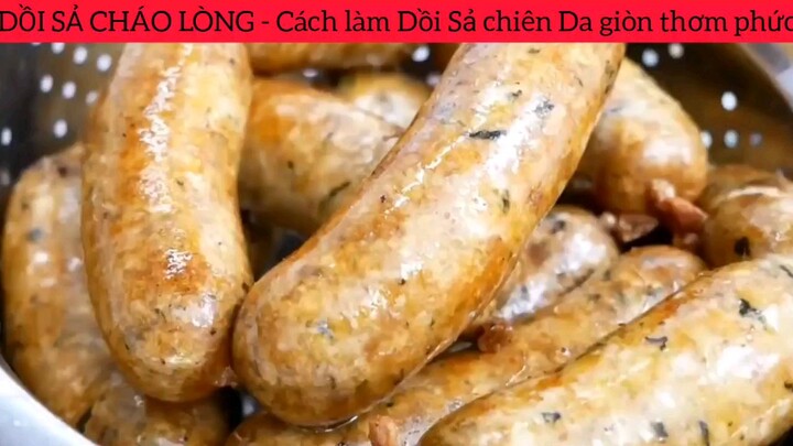 Cách làm DỒI SẢ CHÁO LÒNG