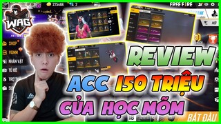 [ Free Fire ] Review Acc Nạp 150 Triệu Của Học Mõm Anh Chàng Best Oneshot 20 Tuổi Full Đồ - Học Mõm