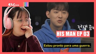 REAGINDO AO EP 03 DO REALITY 'HIS MAN'