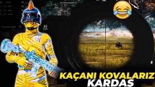 KAÇANI KOVALARIZ KARDAŞ !! 😂 BİZDEN KAÇAMAZSIN !! l PUBG MOBİLE (AWM M24 KAR98 M416 M762 UMP AKM)