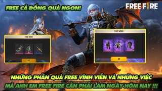 Free Fire| Những phần quà miễn phí và những việc cần làm trong ngày hôm nay của anh em Free Fire