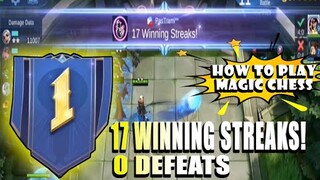 MLBB Auto Chess: STRAIGHT 17 WINS WITHOUT DEFEAT ON MY FIRST GAME | MOBILE LEGENDS: BANGBANG