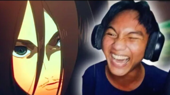 Reaction Opening Attack On Titan S4 Part 2 Indonesia - RUMBLING YA RUMBLING AJG!