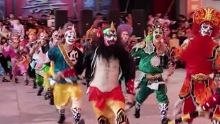 Pertunjukan tari Guangdong Chaoshan Yingge sungguh menarik! Para pahlawan Liangshan penuh dengan kej