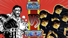 BLOX FRUITS KATAKURI MELAWAN 5 ROB LUCCI DARI ONE PIECE VERSI ROBLOX