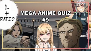 MEGA ANIME QUIZ #9 (openings, endings, ost, voice lines...)