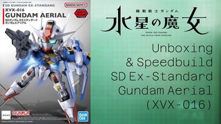 Unboxing & Speedbuild SD Ex-Standard Gundam Aerial (Customize with Led Lights)