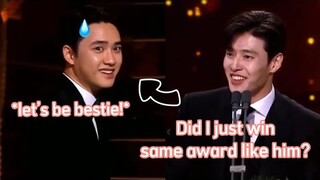 [ENG SUB] Kang Haneul. “Am I standing with Doh Kyungsoo?” got EXO’s actor D.O. fluttered
