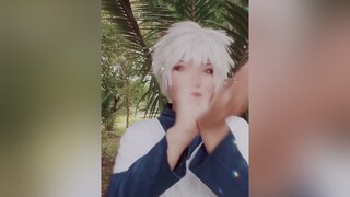 rừng rú  nhiều muỗi quá , cho chừa cái tội... mlemmochiteam hunterxhunter cosplay killuazoldryck