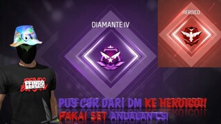 RELA BEGADANG SAMPAI SAHUR DEMI NAIKAN PANGKAT CSR DARI DM KE HEROICO! | GAME FREE FIRE BATTLEGROUND