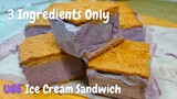 Ube Ice Cream Sandwich | 3 Ingredients Only | Met's Kitchen