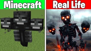 Realistic Minecraft | Real Life vs Minecraft | Realistic Slime, Water, Lava #1139