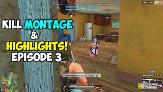 KILL MONTAGE & HIGHLIGHTS EPISODE 3! (Rules Of Survival Battle: Royale)