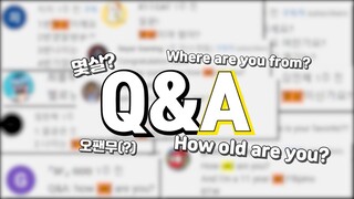 몇살? 오팬무?(???) Q&A 답변 영상!