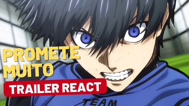 React Novo Trailer de Blue Lock!! Um dos Animes mais Aguardados 2022