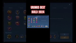 Uranus Best Build 2024 (Part 2) #shorts #mlbb