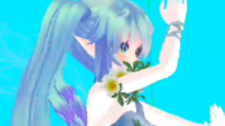 mmd miku fairy tenge tenge