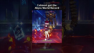 I ALMOST GOT THE ABYSS WORLD RECORD