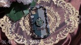 [DIY] Handmade Harry Potter's Slytherin themed phonecase 