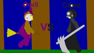 Owell Vs Crove (Fight of the Halloween Birds) - Stick Nodes Roblox Piggy