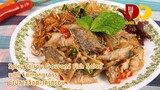 Spicy Crispy Gourami Fish Salad with Lemongrass | Thai Food | ยำปลาสลิดตะไคร้กรอบ