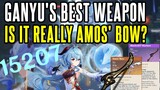 Ganyu Weapon Analysis | F2P Guide & Build - Amos' Bow NOT SUPER Amazing? Genshin Impact