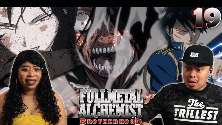 MUSTANG VS LUST! "Death of the Undying" FullMetal Alchemist Brotherhood Episode 19 Reaction