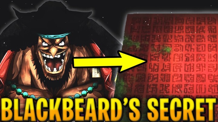 Why Blackbeard OWNS a Road Poneglyph! One Piece Theory