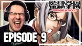 BATTLE OF THE BODIES!! | PRISON SCHOOL Episode 9 REACTION | Anime Reaction