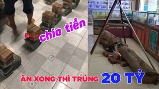 8 người ăn xong thì trúng số hơn 20 tỷ - Top comments.