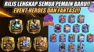 RESMI UPDATE LENGKAP PEMAIN HEROES DAN FANTASI TERBARU!! SEMUANYA TERLIHAT OP!! FIFA MOBILE YUAHPLAY