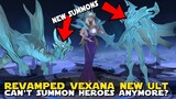 REVAMPED VEXANA NEW ULTIMATE? CAN'T SUMMON HEROES ANYMORE? SUMMON CREATURES!? | MOBILE LEGENDS NEWS