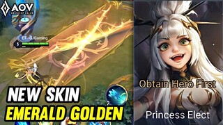 AoV : NEW SKIN AOI EMERALD GOLDEN - ARENA OF VALOR